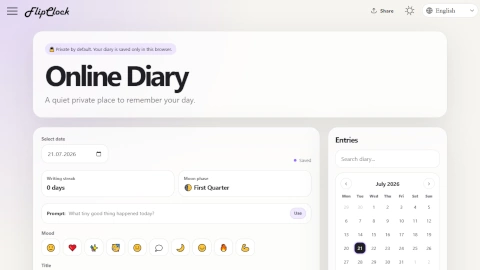 Online Diary